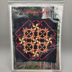Fall in Flight Pieced Quilt Pattern Pieceful Expressions Designs 62 x 62